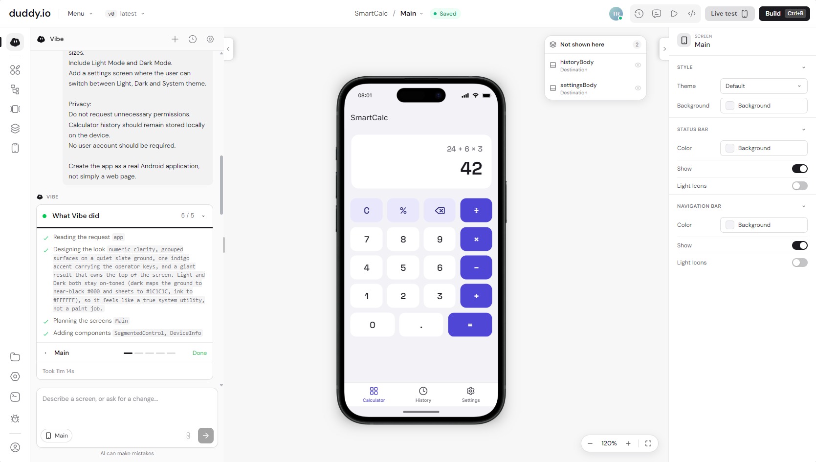 Duddy.io preview